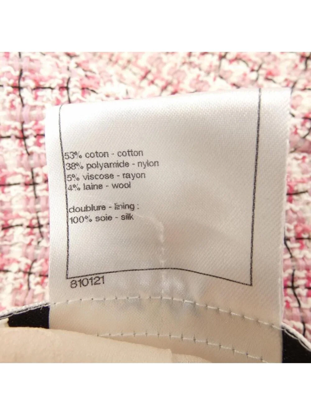 Chanel Collarless Jacket Pink